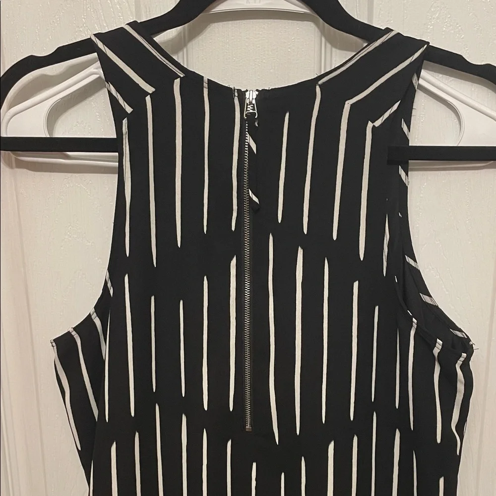 a new day Black and White Sleeveless Striped Mini Dress - Picture 10 of 10